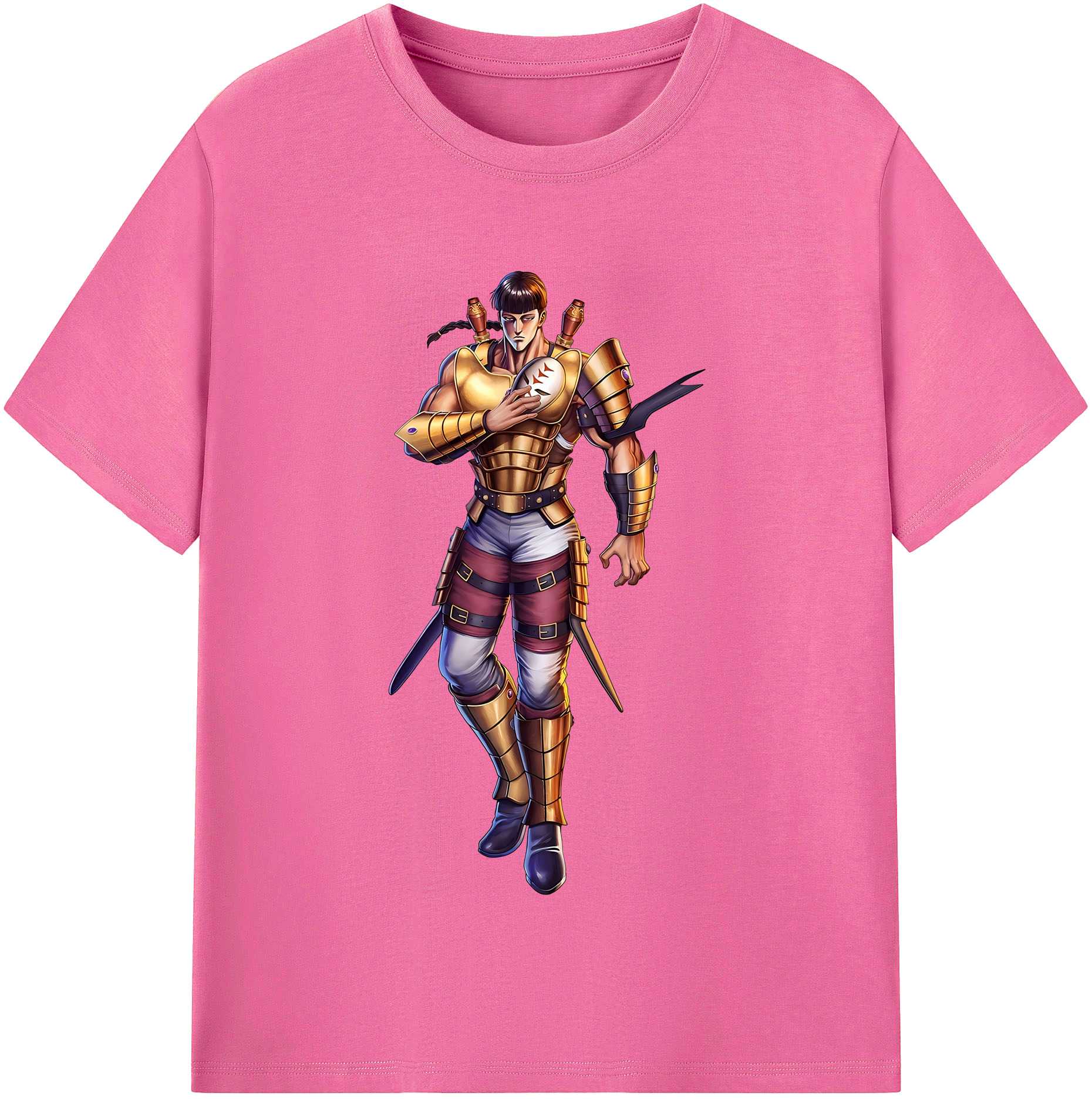 （画像用） 北斗の拳 Fist of the North Star レディースカジュアルプリントTシャツ（綿100％）